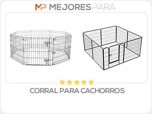 corral para cachorros