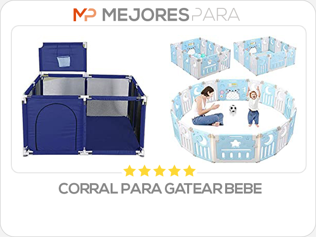 corral para gatear bebe