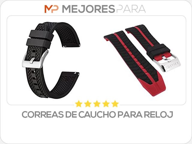 correas de caucho para reloj