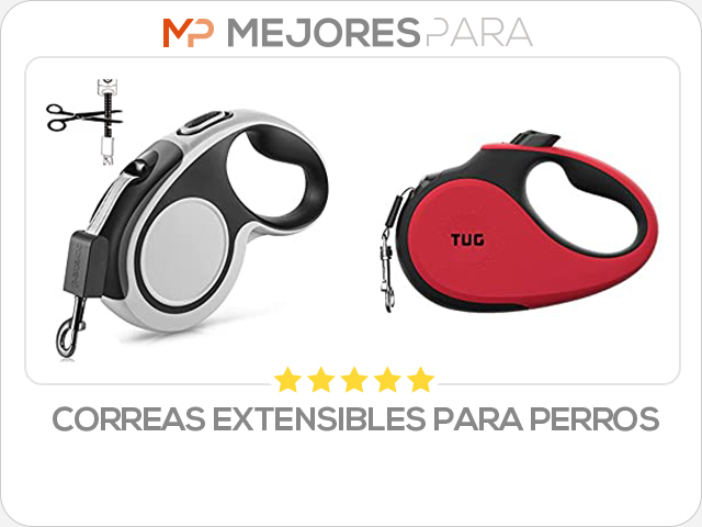 correas extensibles para perros