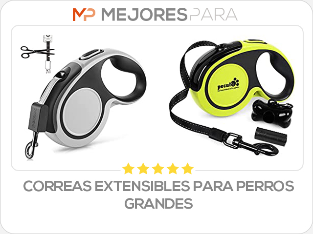 correas extensibles para perros grandes