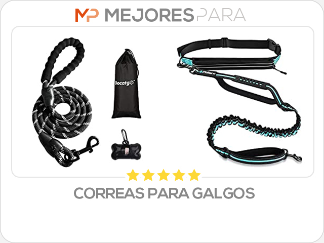 correas para galgos