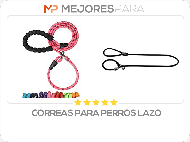 correas para perros lazo