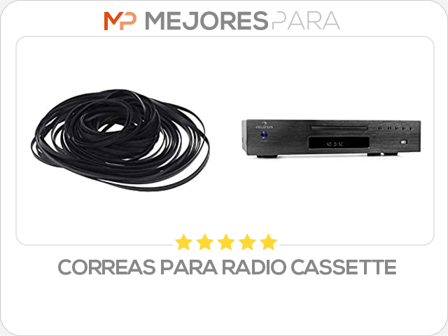 correas para radio cassette