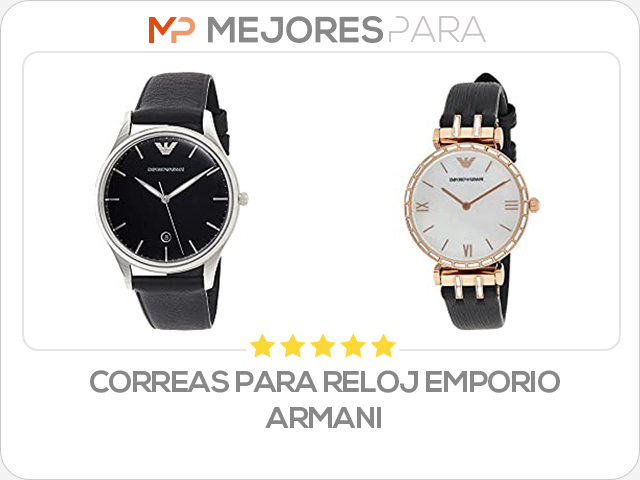 correas para reloj emporio armani