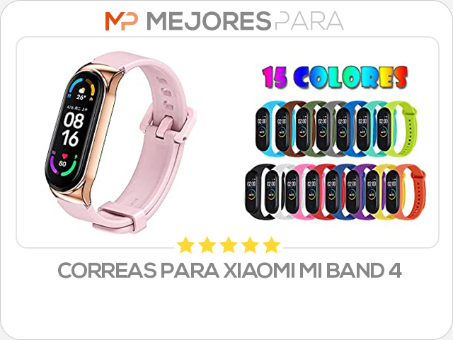 correas para xiaomi mi band 4