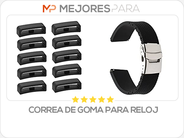 correa de goma para reloj