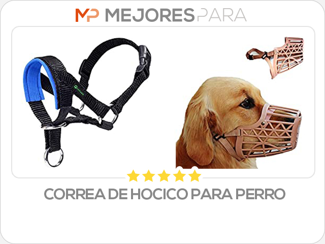 correa de hocico para perro