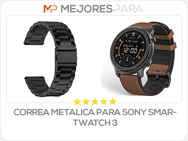 correa metalica para sony smartwatch 3