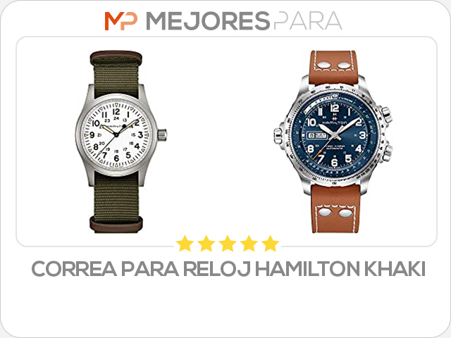 correa para reloj hamilton khaki