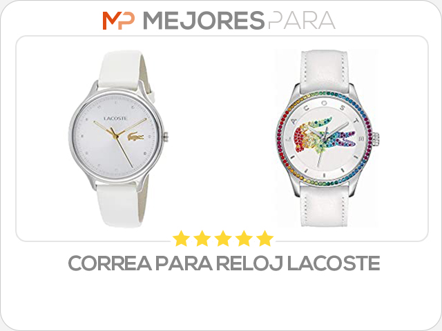 correa para reloj lacoste