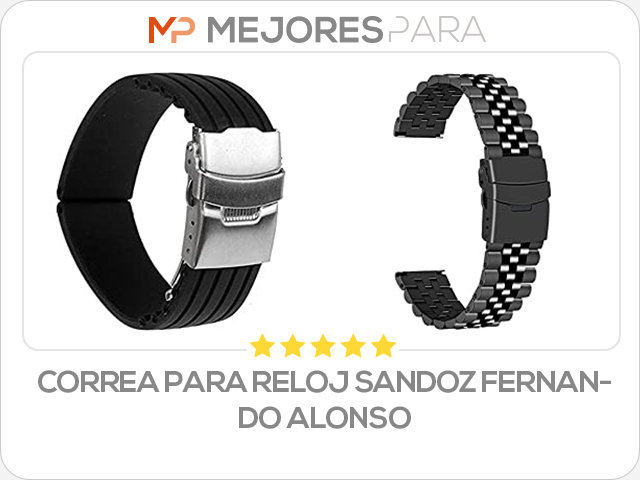 correa para reloj sandoz fernando alonso