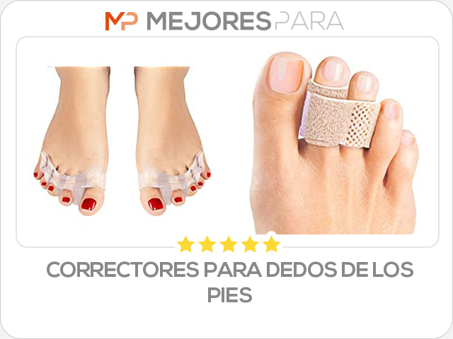 correctores para dedos de los pies