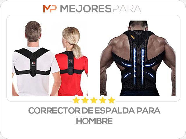 corrector de espalda para hombre