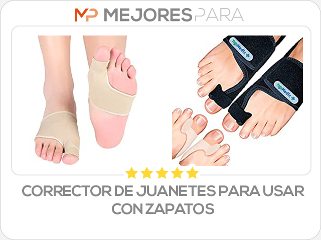 corrector de juanetes para usar con zapatos