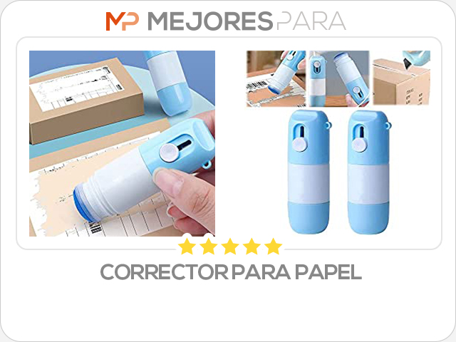 corrector para papel