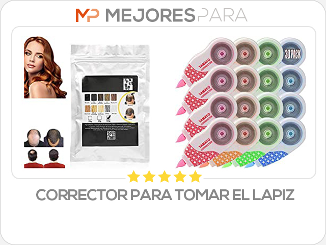 corrector para tomar el lapiz