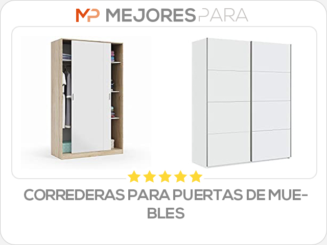 correderas para puertas de muebles