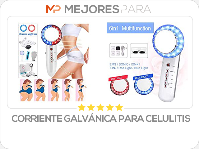 corriente galvánica para celulitis