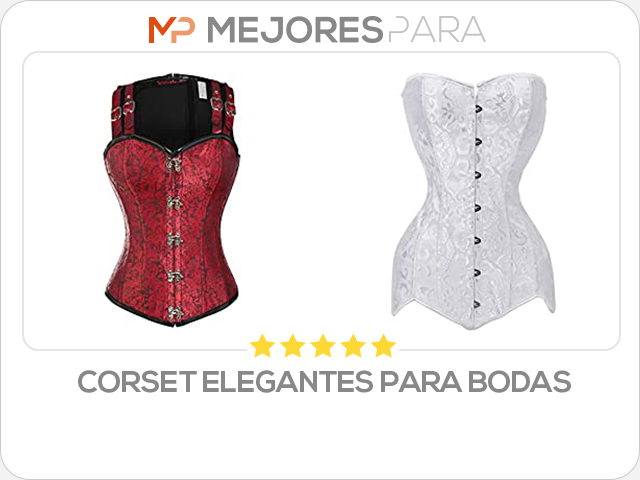 corset elegantes para bodas