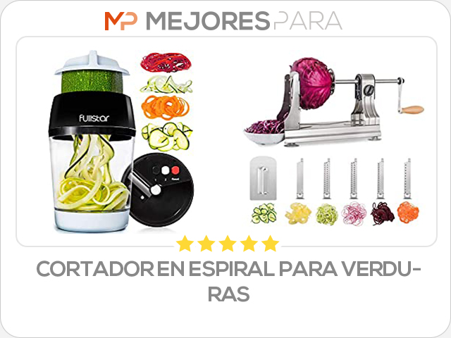 cortador en espiral para verduras