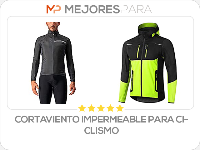 cortaviento impermeable para ciclismo