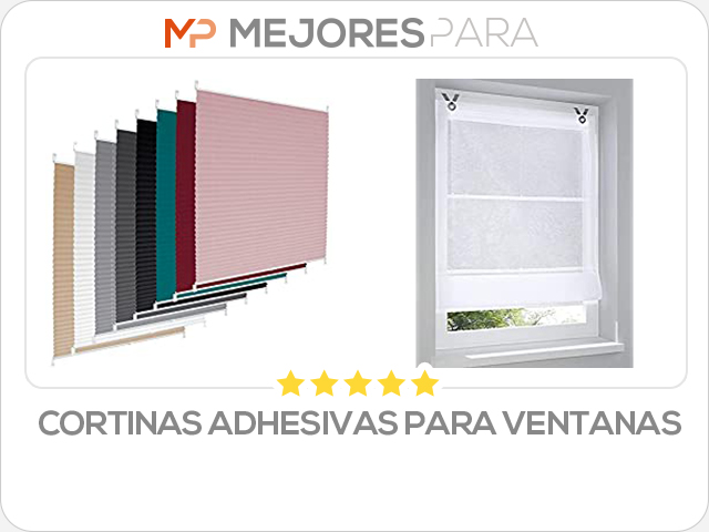 cortinas adhesivas para ventanas