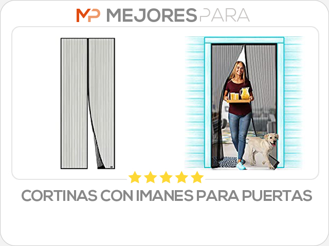 cortinas con imanes para puertas