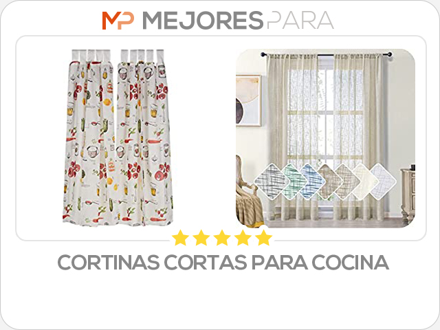 cortinas cortas para cocina