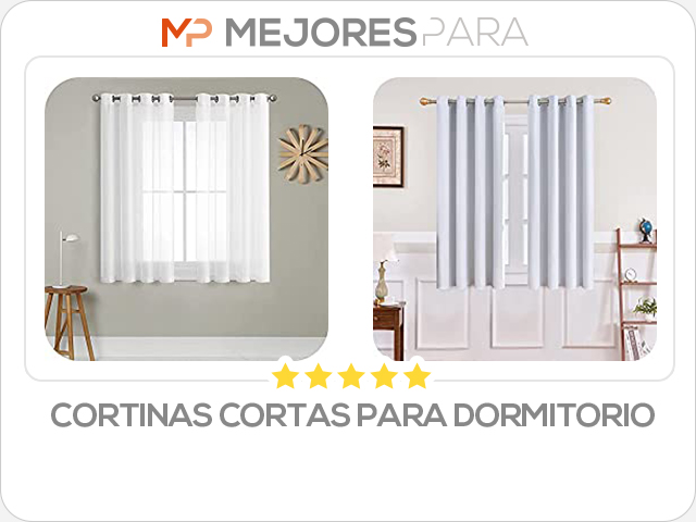 cortinas cortas para dormitorio