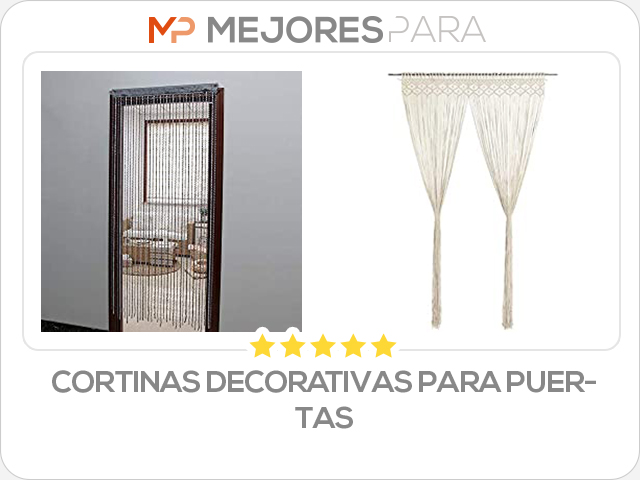 cortinas decorativas para puertas