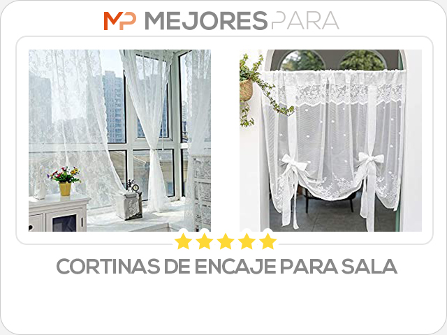 cortinas de encaje para sala