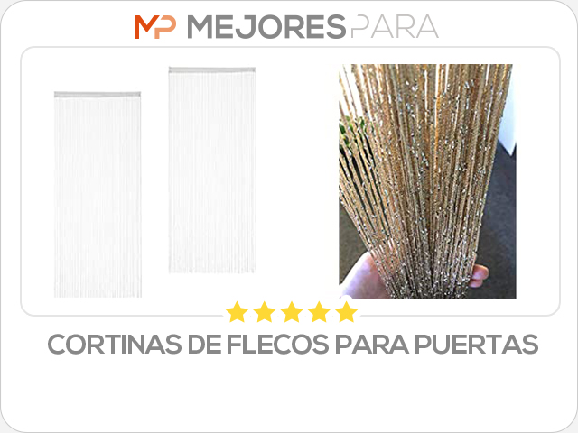 cortinas de flecos para puertas