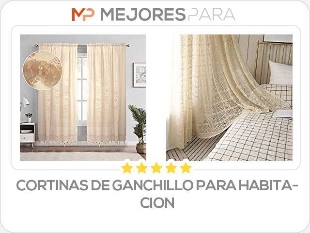 cortinas de ganchillo para habitacion