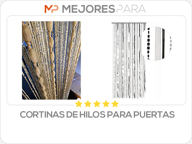 cortinas de hilos para puertas