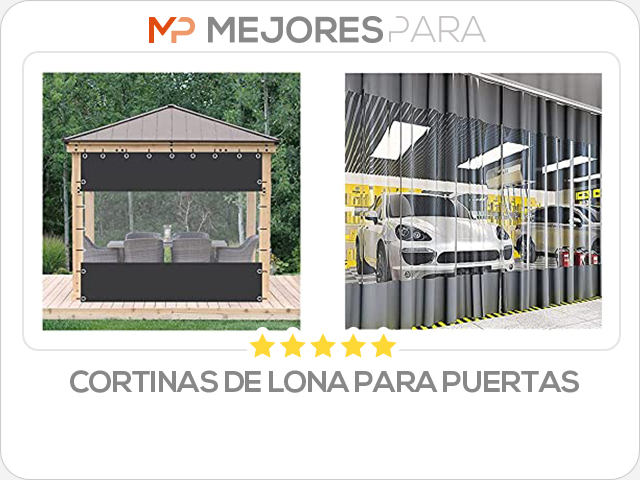 cortinas de lona para puertas