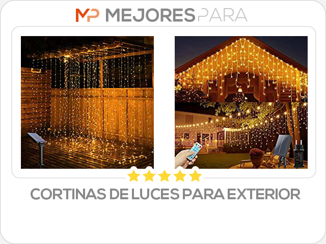 cortinas de luces para exterior