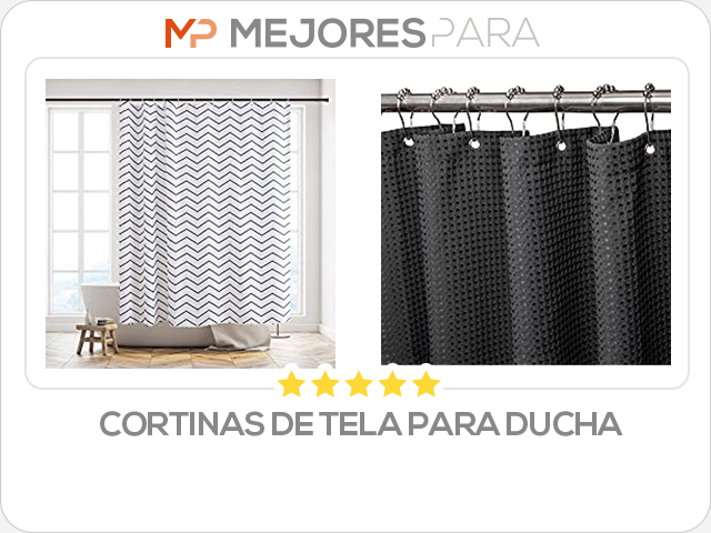 cortinas de tela para ducha