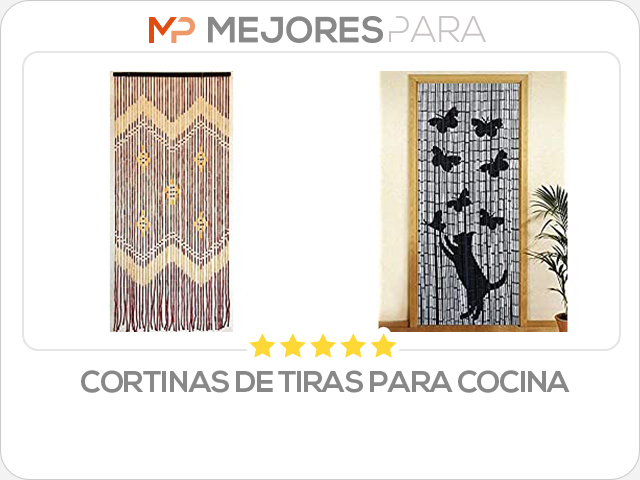 cortinas de tiras para cocina