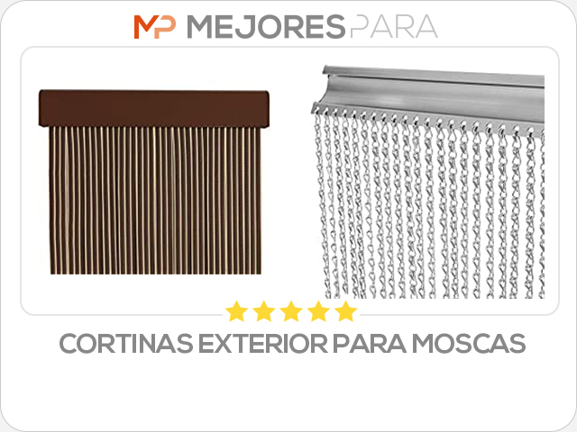 cortinas exterior para moscas