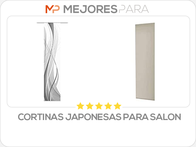 cortinas japonesas para salon