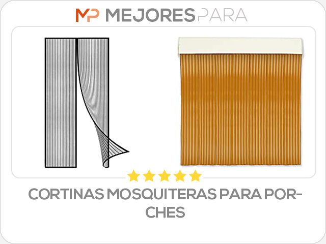 cortinas mosquiteras para porches