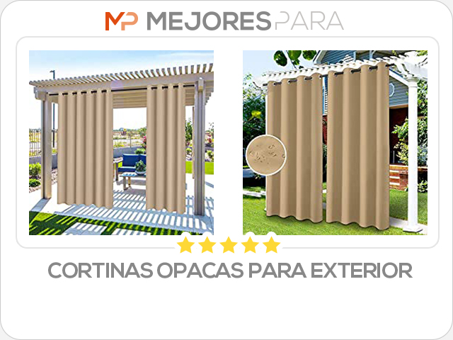 cortinas opacas para exterior