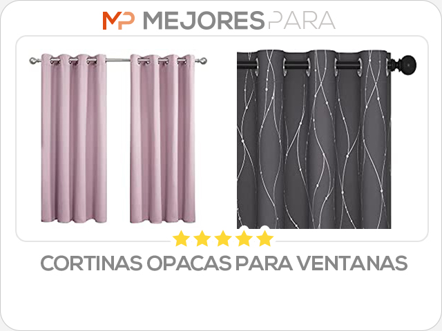 cortinas opacas para ventanas