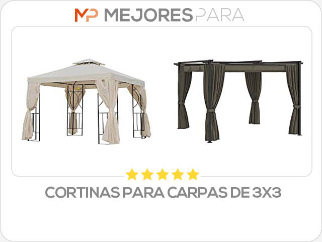 cortinas para carpas de 3x3