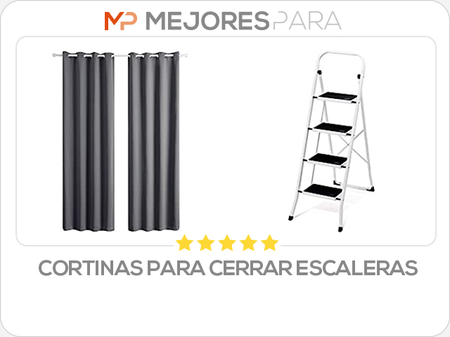 cortinas para cerrar escaleras