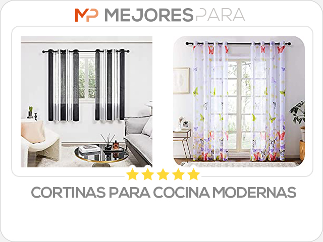 cortinas para cocina modernas