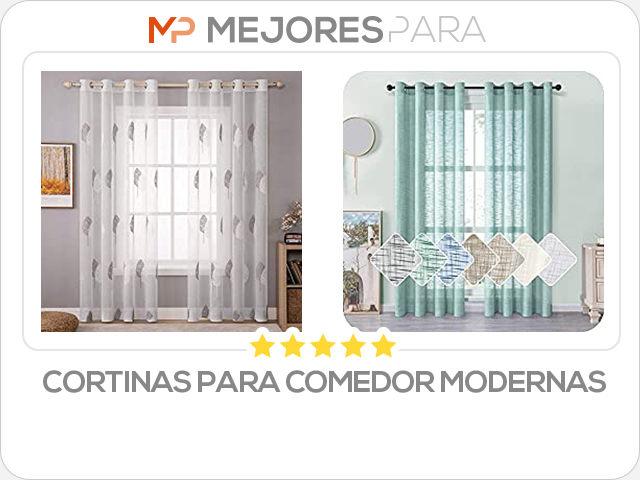 cortinas para comedor modernas