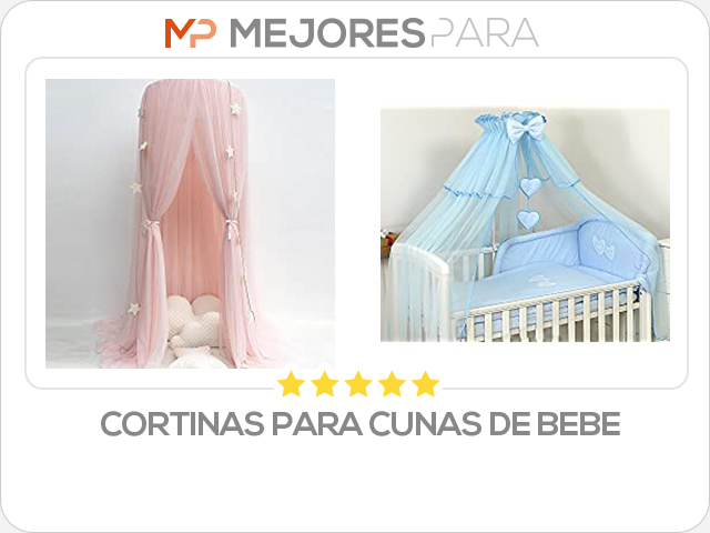 cortinas para cunas de bebe