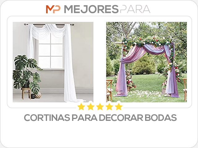 cortinas para decorar bodas